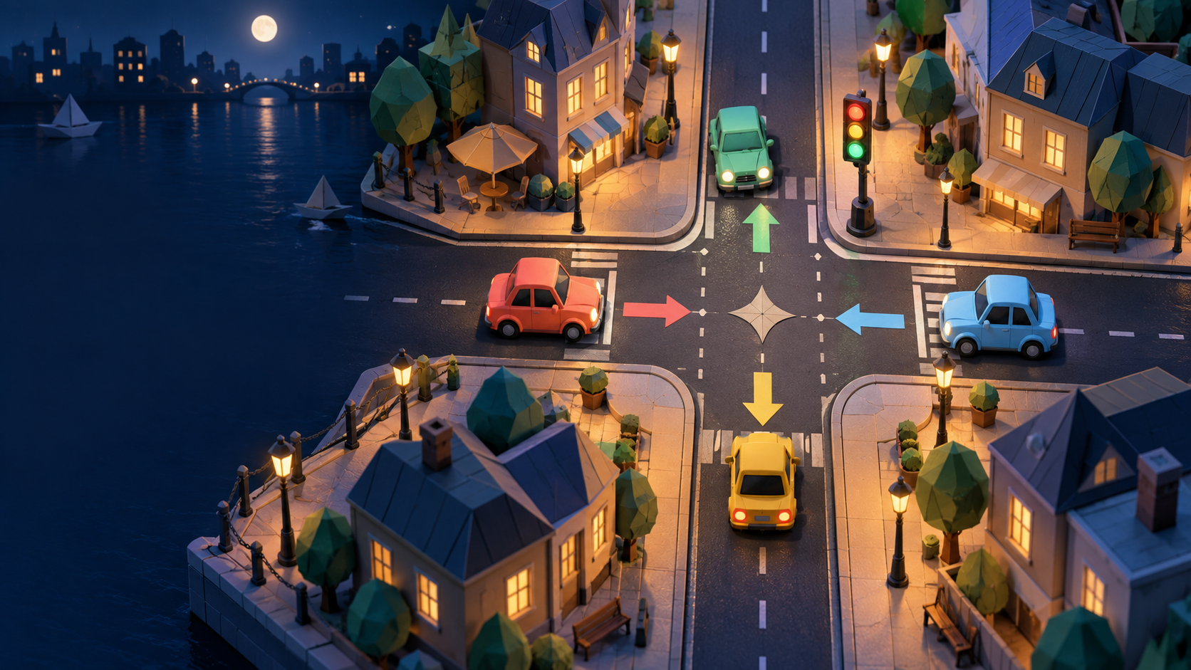 Lane Logic paper city traffic puzzle